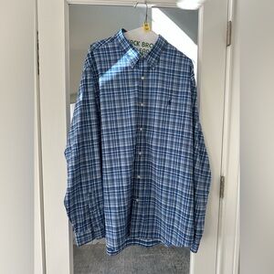 Polo Ralph Lauren Blue Plaid Button-Down Shirt